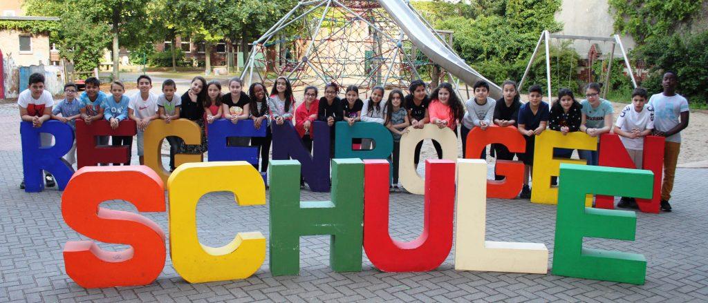 La cour de la Regenbogen Schule