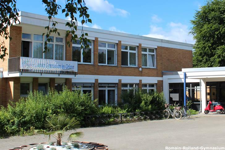 Façade du lycée Romain Rolland de Berlin