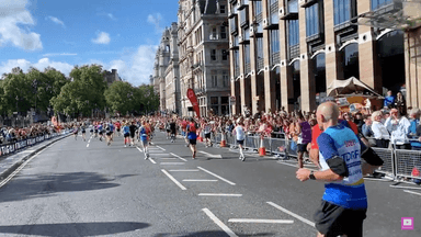 Les participants au marathon de Londres 2021