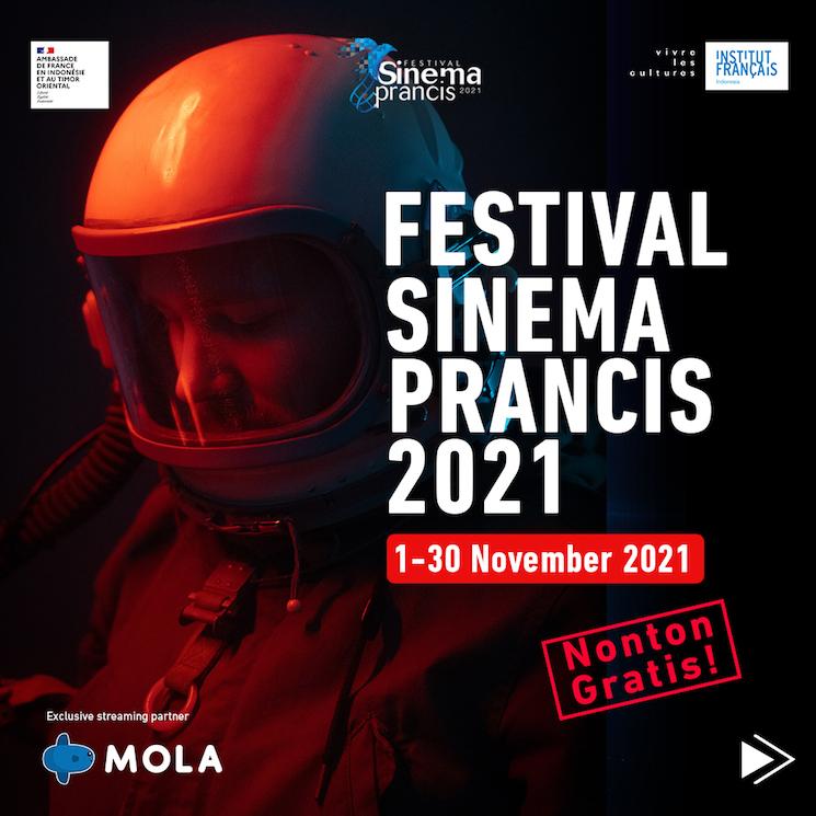 Affiche du Festival du cinéma francais en Indonésie, édition 2021