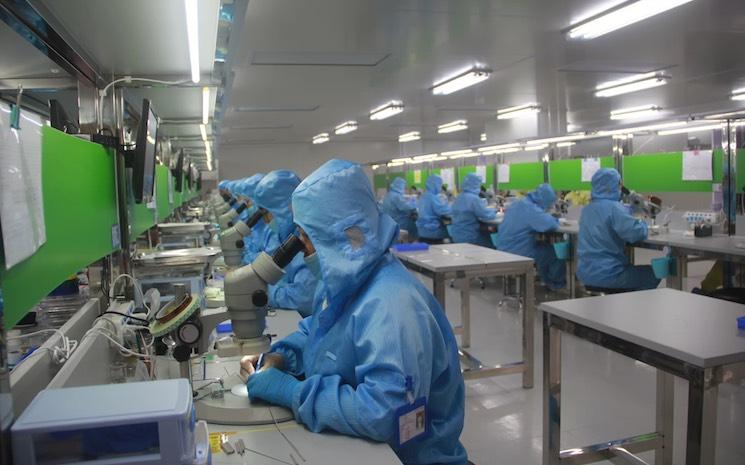 Une usine en chine