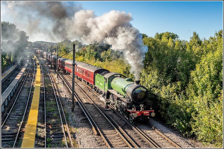 La locomotive à vapeur de Steam Dreams Rail