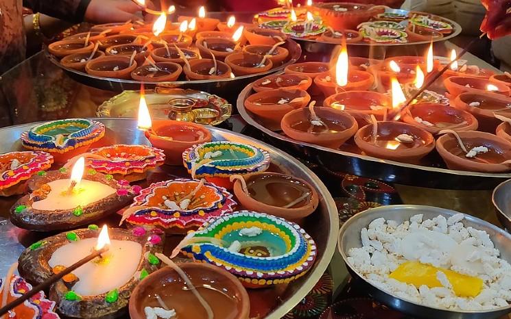 Lanternes de Diwali en Inde