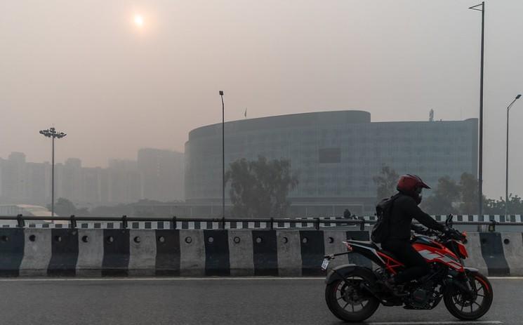 Ciel pollué à Delhi