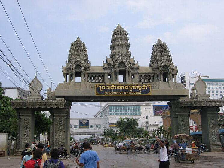 Frontière thaïlande Cambodge Poipet 