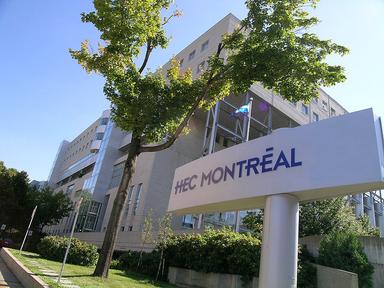 entrée de l'établissement HEC montreal