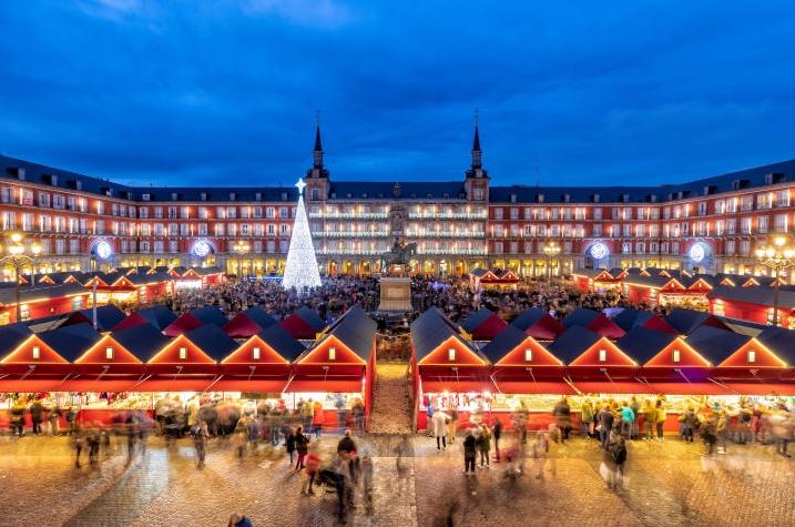 marché de noël à madrid