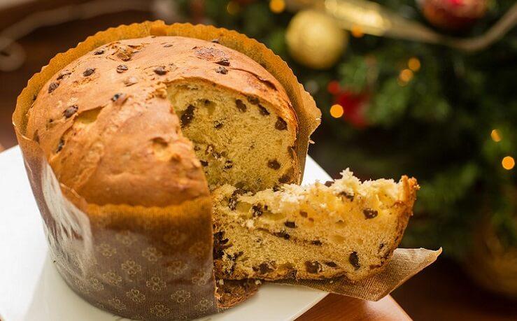 un panettone de noël