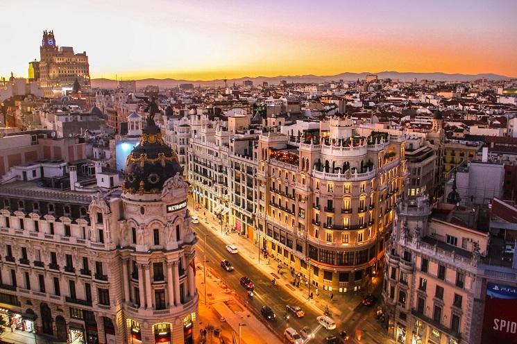 vue panoramique de madrid