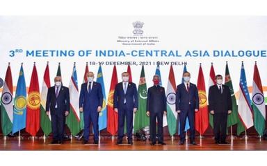 3eme dialogue entre l'Inde pays et les pays d'Asie centrale