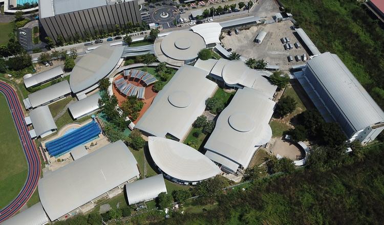 Vue aerienne du Lycee Francais International de Bangkok