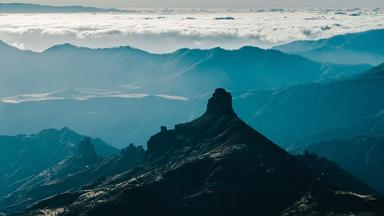 Vue de Gran Canaria Roque Bentayga, Tejeda, Las Palmas