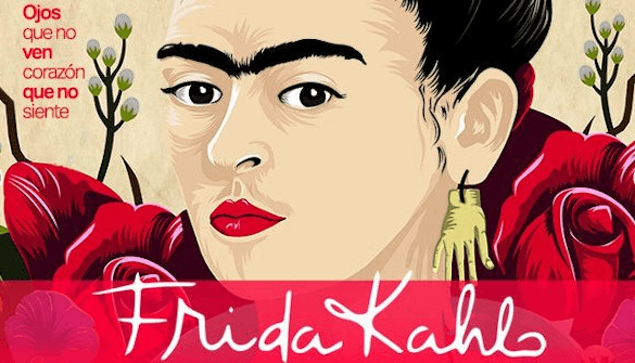 affiche de l'exposition "Frida Kahlo expérience", à Madrid