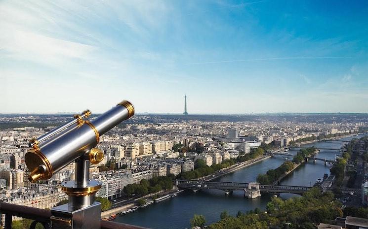 longue vue sur paris