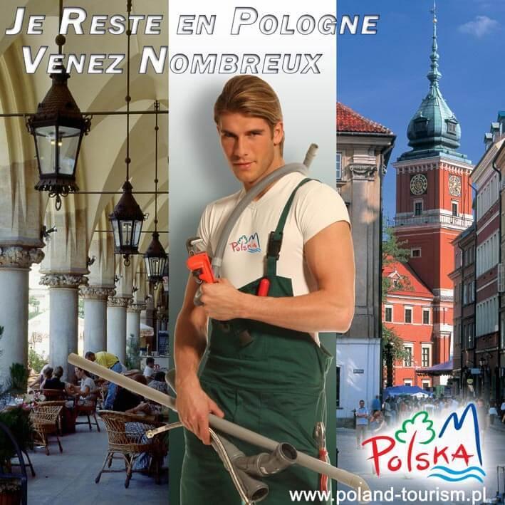 Affiche plombier polonais