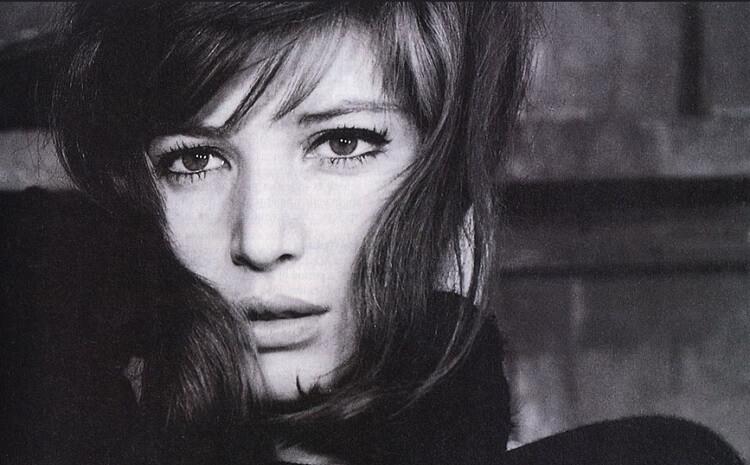 Monica Vitti en noir et blanc