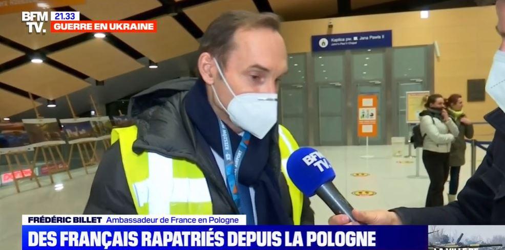 Ambassadeur de France en Pologne interviewé par BFMTV 3.3.2022