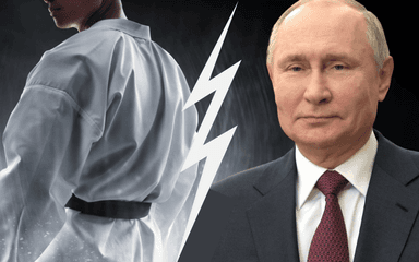 Vladimir poutine déchu de sa ceinture noire par la World Taekwondo