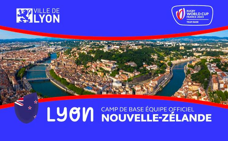 Affiche Lyon Coupe du Monde Rugby 2023