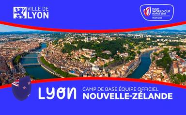 Affiche Lyon Coupe du Monde Rugby 2023