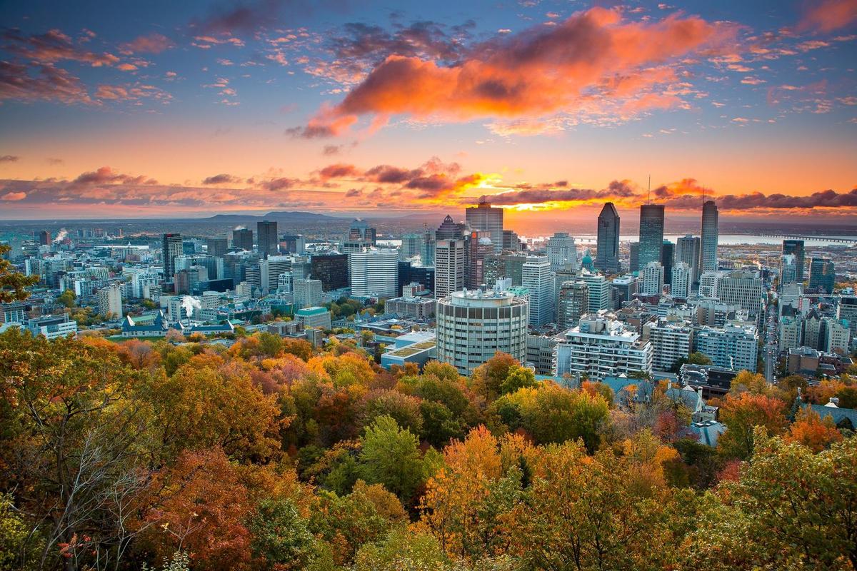 Vue panoramique sur Montreal