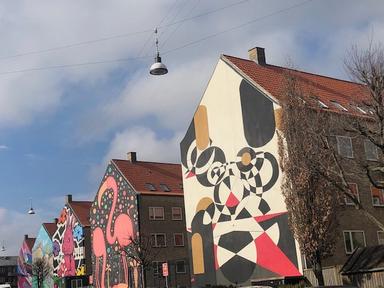 mural dans le quartier Norvest à Copenhague