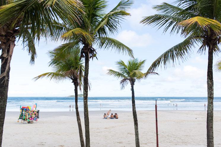 plage à Guarujá, littoral pauliste