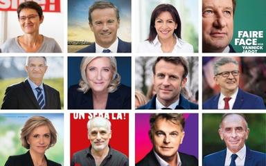 Les affiches de campagne des candidats à la présidentielle 2022