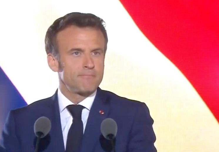 Emmanuel Macron, élu président de la République française pour la seconde fois