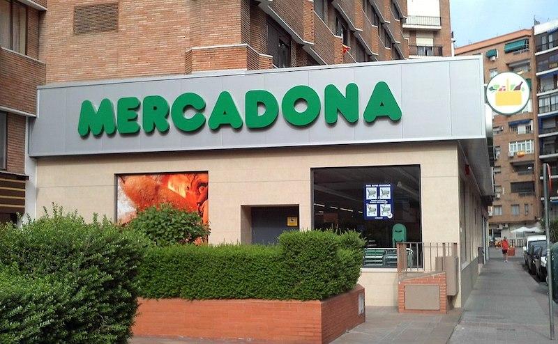 La façade d'un supermarché Mercadona