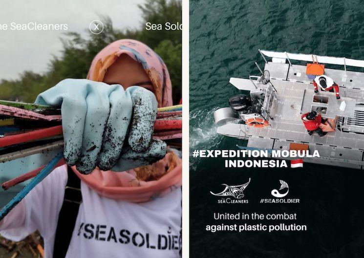 Seacleaners Sealsodier pollution plastique Bali