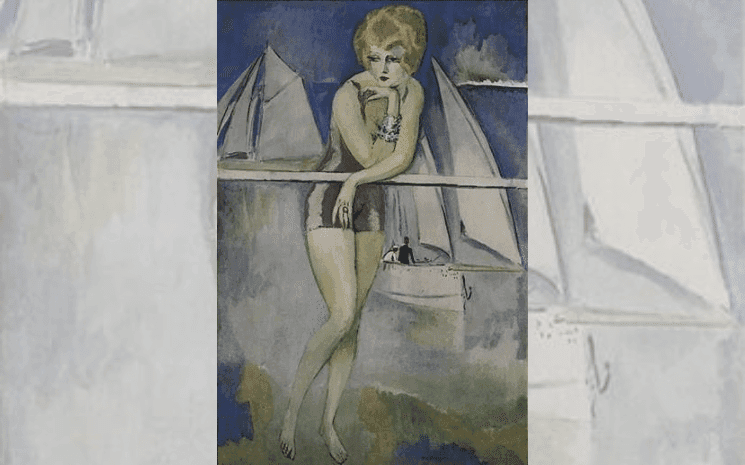 Kees VAN DONGEN, La Baigneuse à Deauville, vers 1920, huile sur toile, Collection privée © Adagp, Paris, 2022