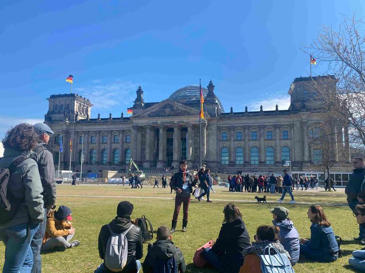 reichtag Berlin visite Céline meyer vive berlin