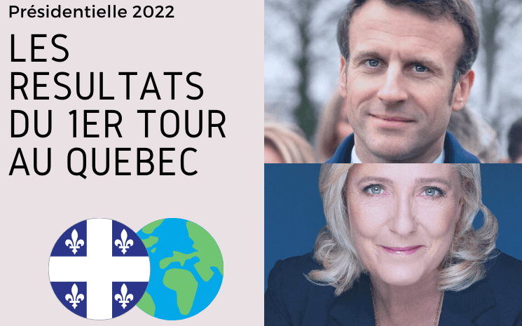 Les résultats du premier tour de la Présidentielle 2022 au Québec