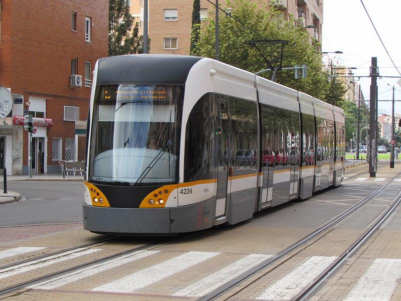 Un tram dans la Communauté valencienne