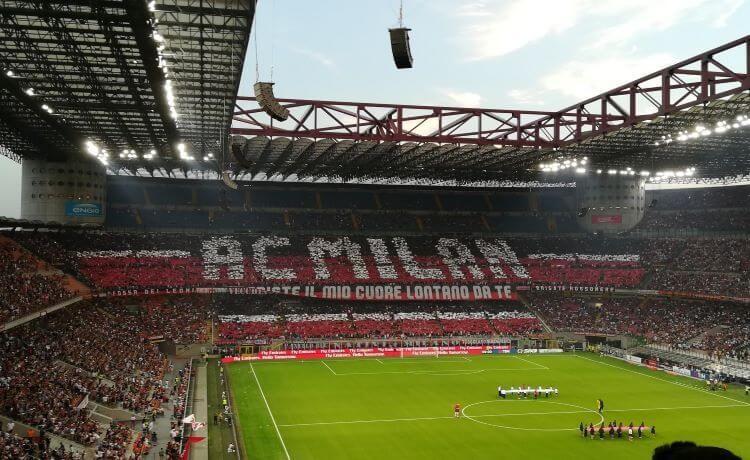 tribune du stade AC MILAN