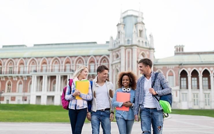 étudiants à Dublin