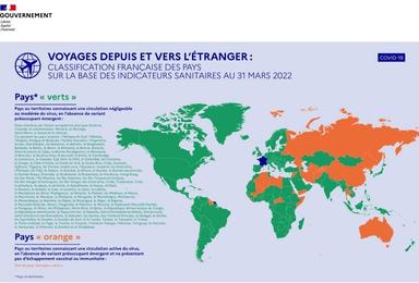 Carte en vigueur en date du 31 mars 2022 @ Gouvernement