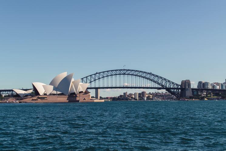 Vue sur l'opéra de Sydney