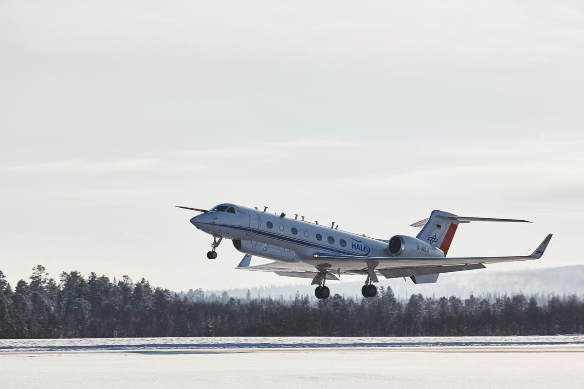 avion de la compagnie SAS qui décolle 