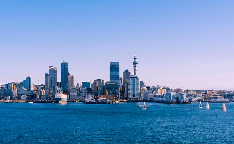 vue de la ville d'Auckland 