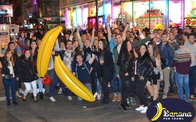 Le Banana Pub crawl à Camden Town