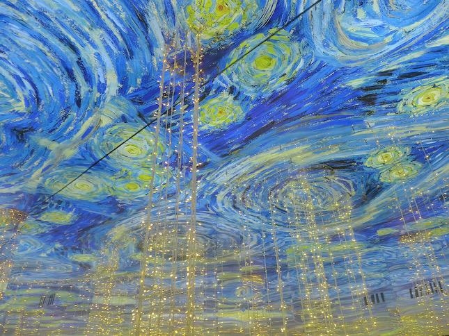 l'exposition Starry night de Van gogh