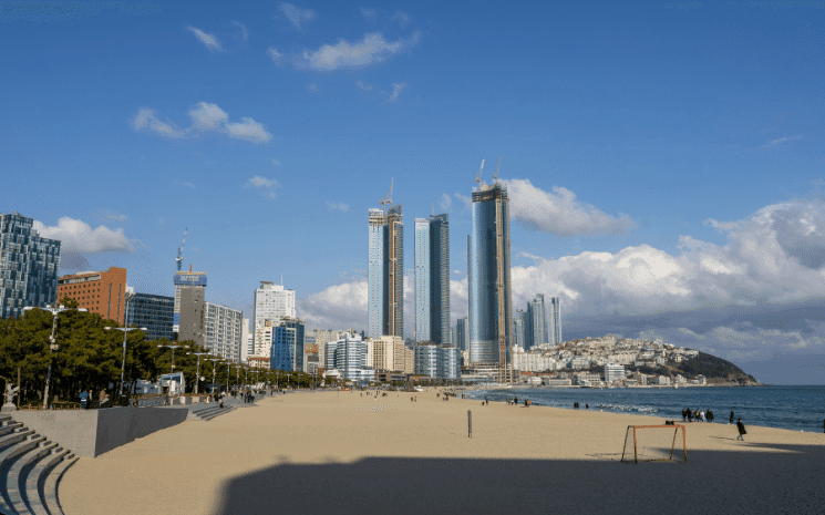 plage de Haeundae à Busan