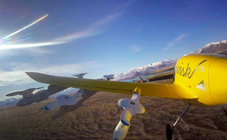 taxi volant en Nouvelle-Zélande