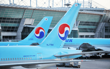 Des avions à l'aéroport d'Incheon en Corée du Sud