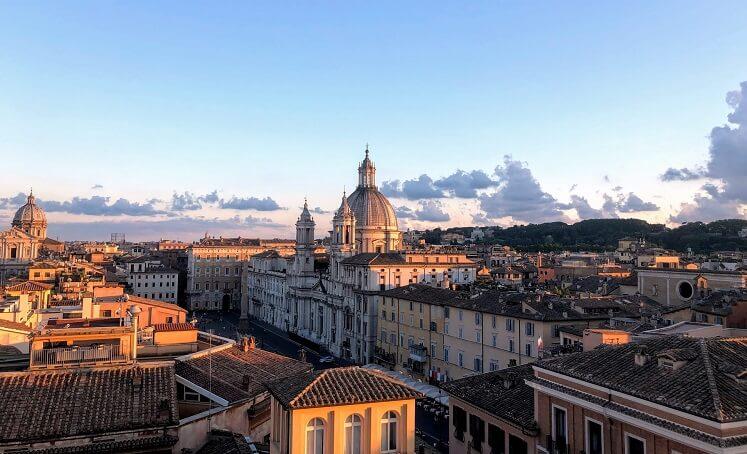 vue panoramique de Rome