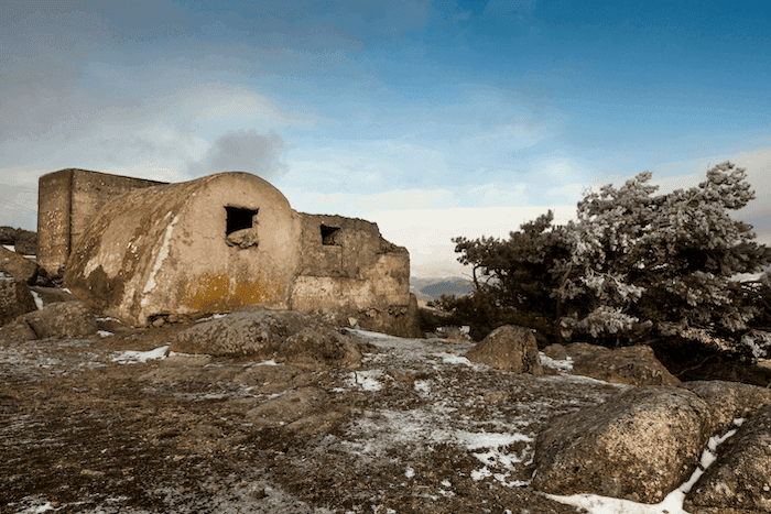 Bunker dans la sierra de Guadarrama