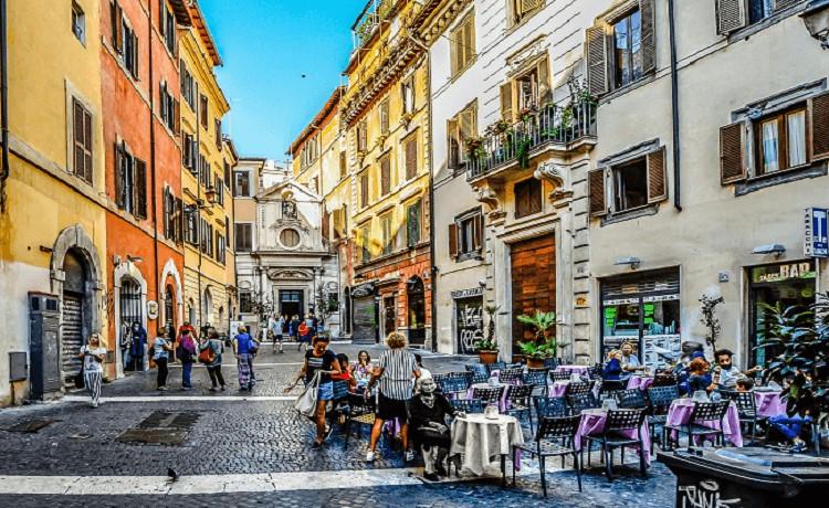 terrasse à rome