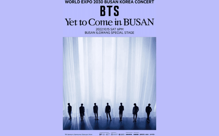 BTS en concert gratuit à Busan 